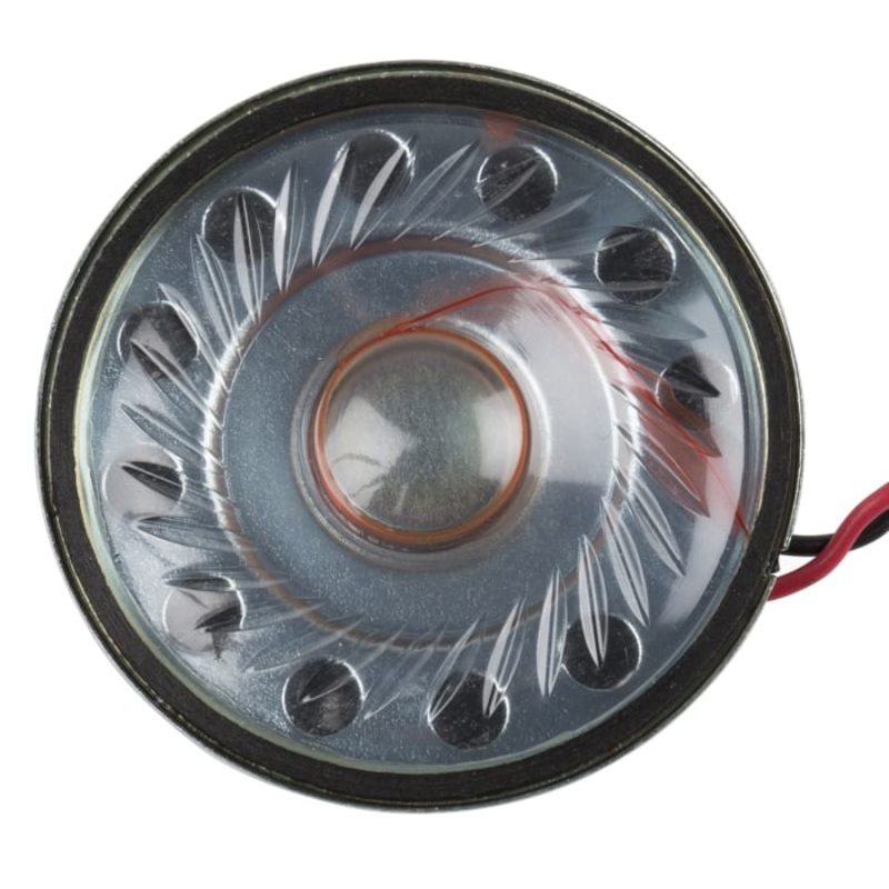 Metal Shell Mini Speaker 8ohm 0.2watt [28mm] Internal Magnet Toy Speaker