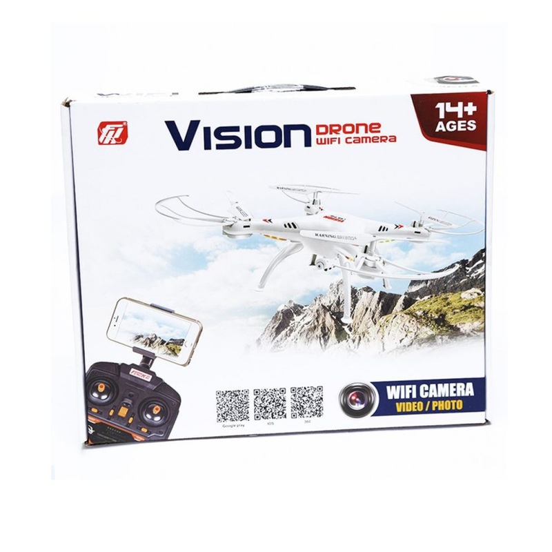 Vision Drone With Wifi Camera & Rc App Control