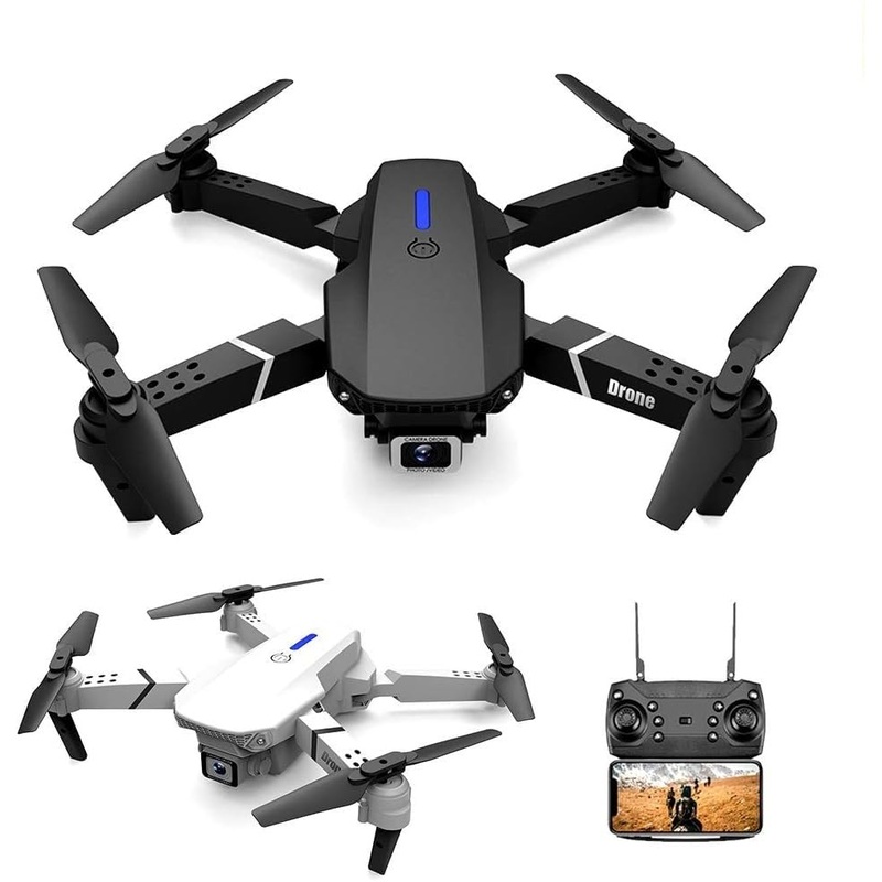 E88 Foldable Quadcopter | WiFi 480P FPV Dual Camera | Position Locking Drone