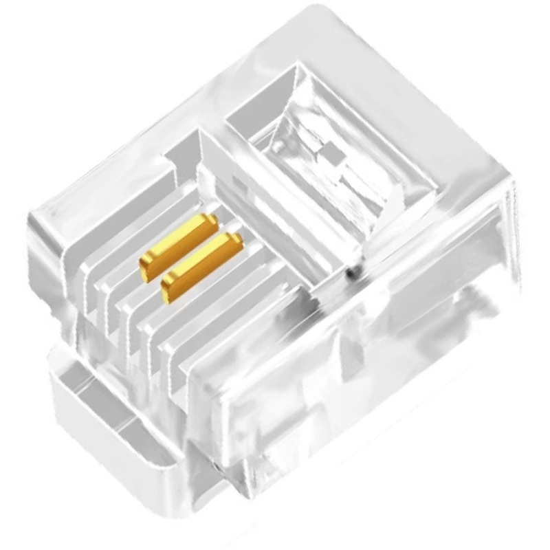 RJ11 Connector 6P2C Male Telephone Plug