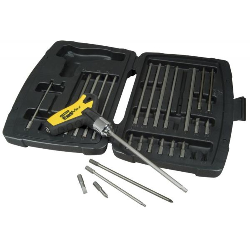 Stanley Fatmax 0-79-153 27-Pcs Ratcheting T-Handle Driver Set