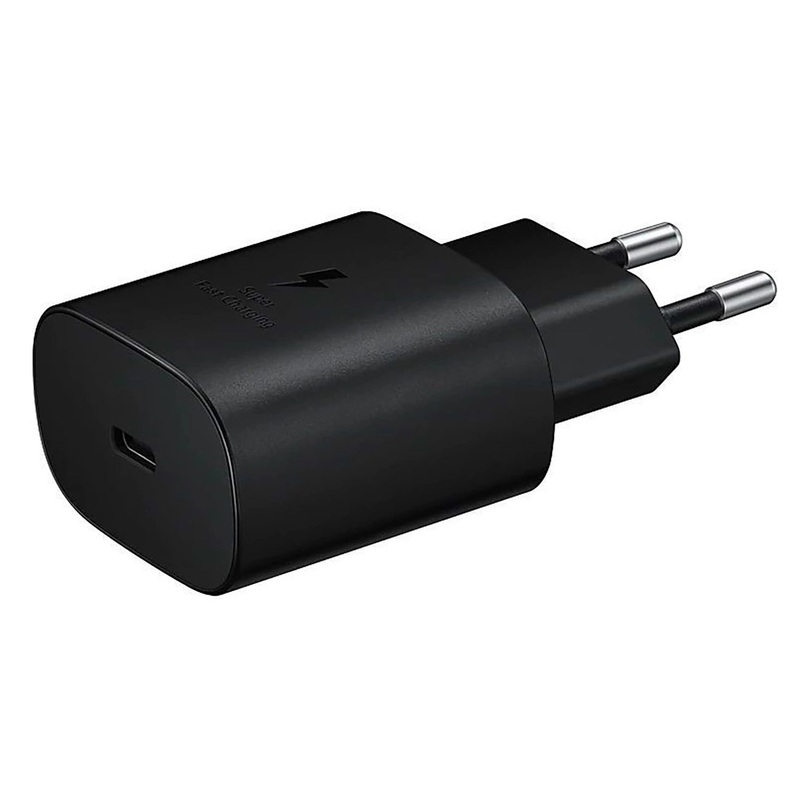 Samsung 25W EP-TA800EBE USB-C Wall Charger Replacement Pack – sort