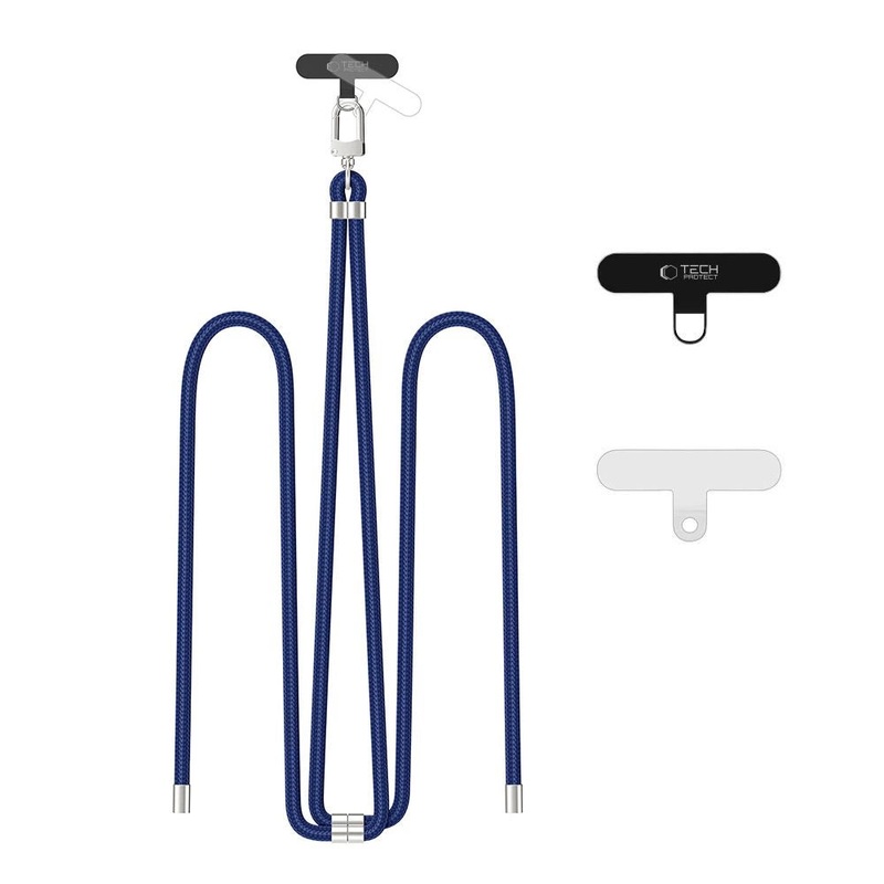 Tech-Protect C7S Rope Crossbody Leash – Navy Blue