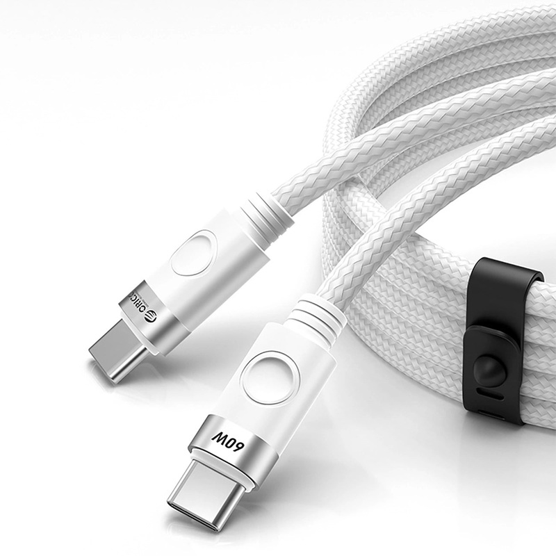 Orico CDX 60W 3A Power Delivery USB-C – USB-C 1m Kabel – Hvid