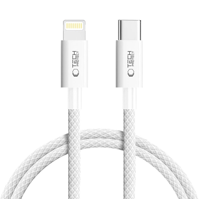 Tech-Protect UltraBoost USB-C / Lightning PD27W/3A kabel 100 cm – gr