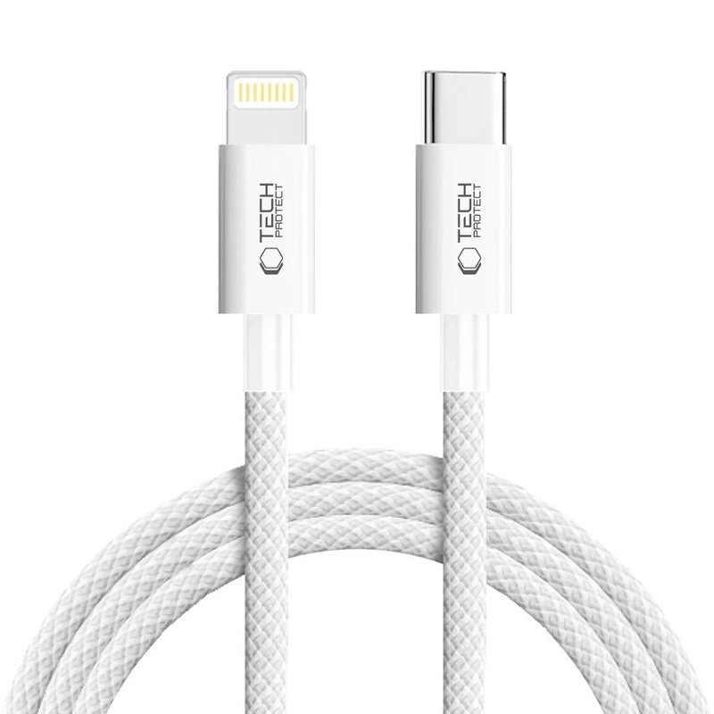 Tech-Protect UltraBoost USB-C / Lightning PD27W/3A kabel 200 cm – gr