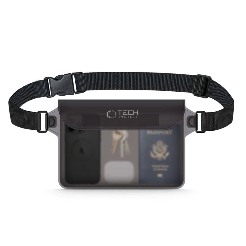 Tech-Protect UWP10 vandtt taske – sort
