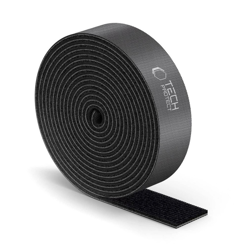 Tech-Protect Velcro Kabel Organizer 3m – sort