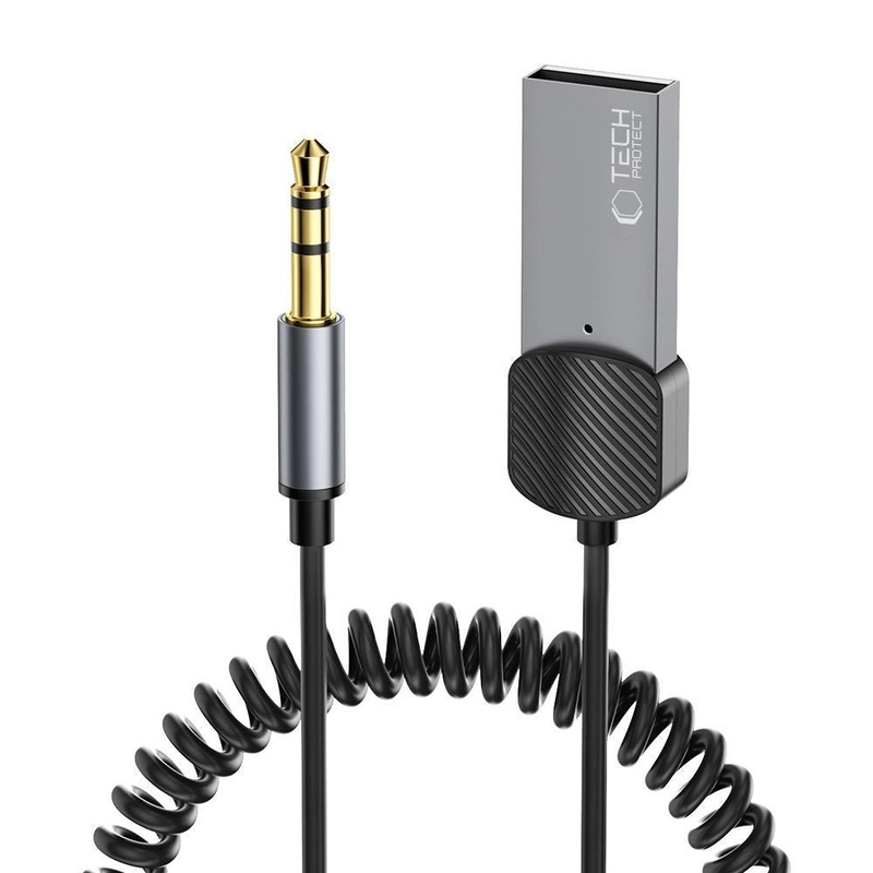 Tech-Protect UltraBoost lydadapter mini jack 3,5 mm (mand) / Bluetooth – gr