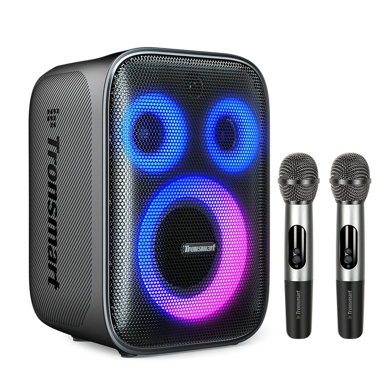 Tronsmart Halo 200 trdls hjttaler 120W + 2 mikrofoner – sort