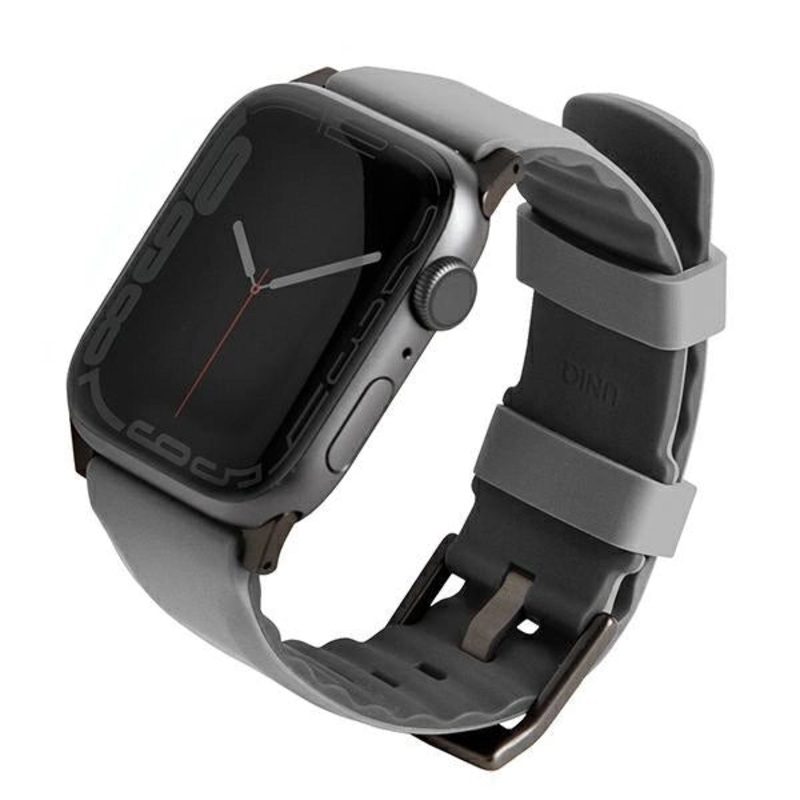 Uniq Linus rem til Apple Watch 1/2/3/4/5/6/7/8/SE/SE2/Ultra 42/44/45/49 mm – gr
