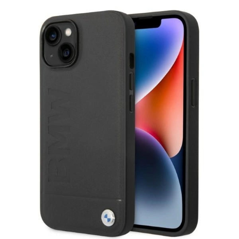 Case BMW BMHMP14SSLLBK iPhone 14 6.1  sort / sort hrdkasse Signatur Logo Imprint Magsafe