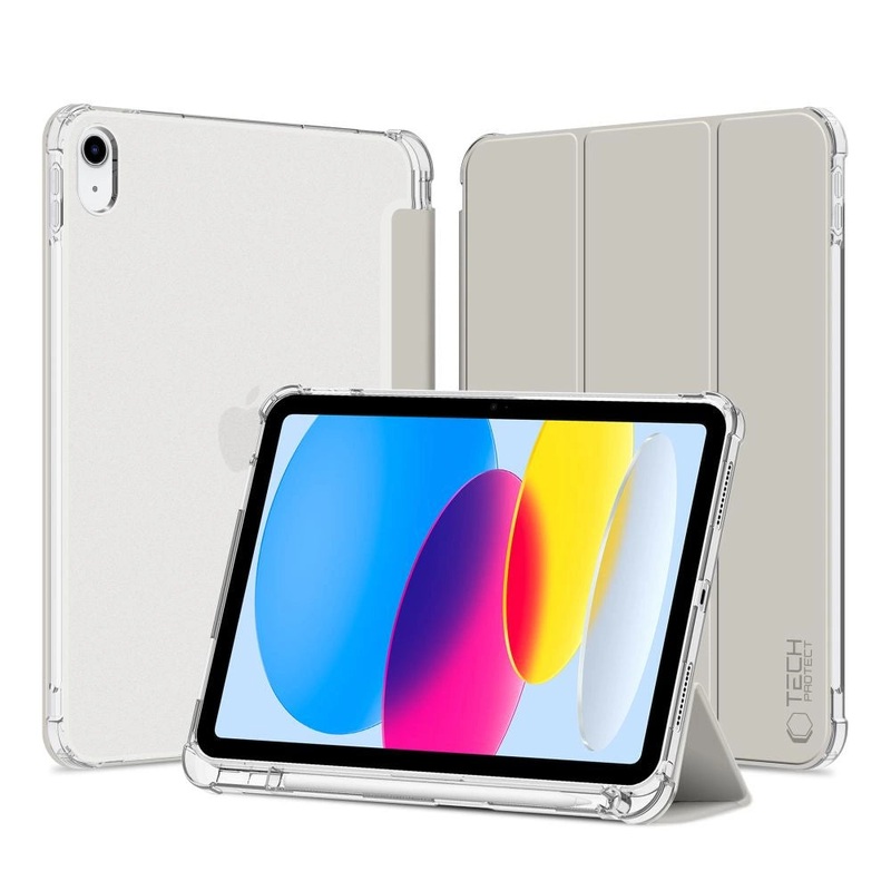 Tech-Protect SC Pen Hybrid Case til iPad 10 / 2022 – Gr – Transparent