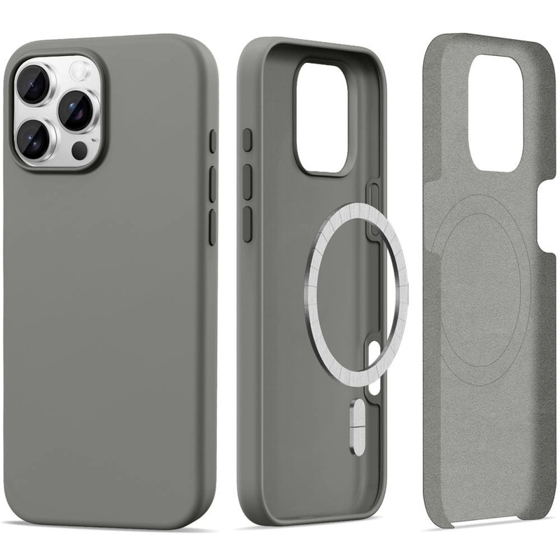 Tech-Protect Silicone MagSafe Case til iPhone 16 Pro Max – Gr