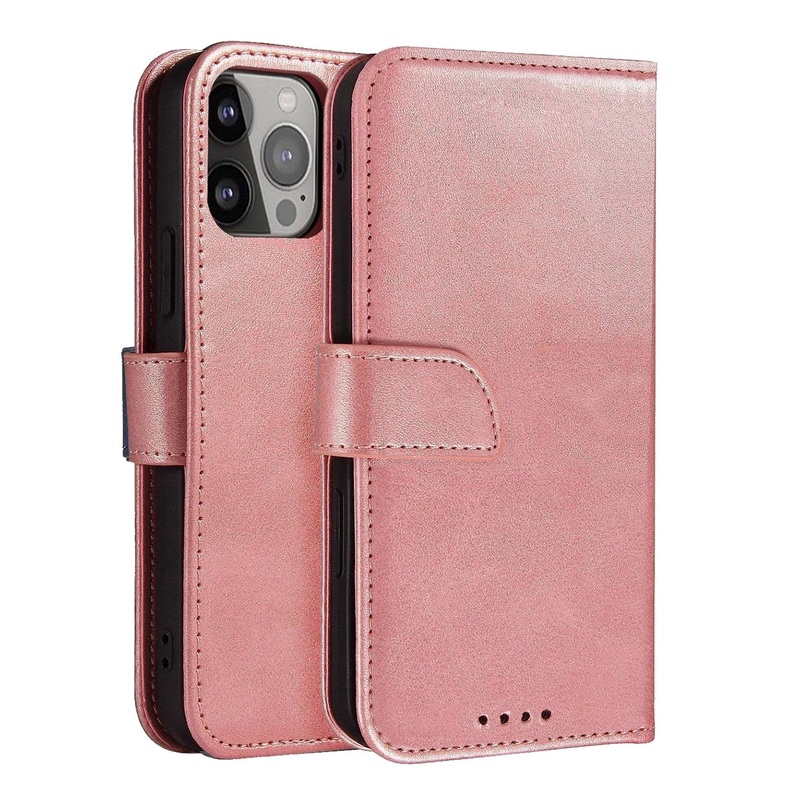 Magnet Case med Flip til Samsung Galaxy S25 Ultra – Pink
