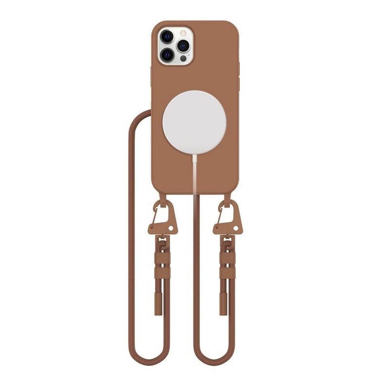 Tech-Protect MagNecklace MagSafe Case til iPhone 12 / 12 Pro – Brunt