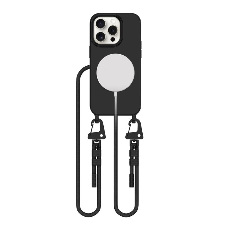 Tech-Protect MagNecklace MagSafe iPhone 15 Pro Case – sort