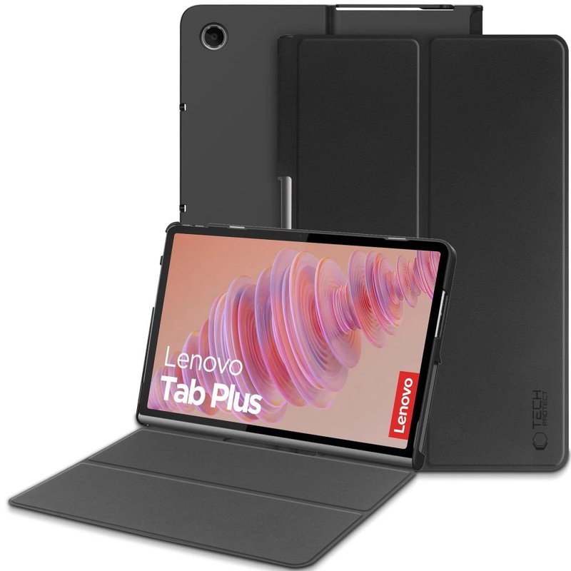 Tech-Protect SmartCase til Lenovo TAB PLUS – sort