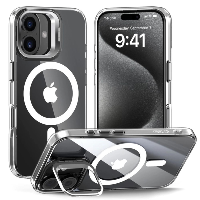 Tech-Protect MagStand MagSafe iPhone 16 Case – klar