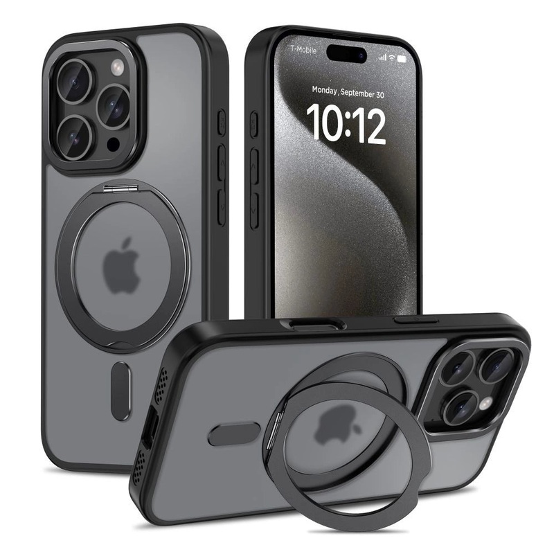 Tech-Protect MagRing MagSafe Case med stativ til iPhone 16 Pro – sort